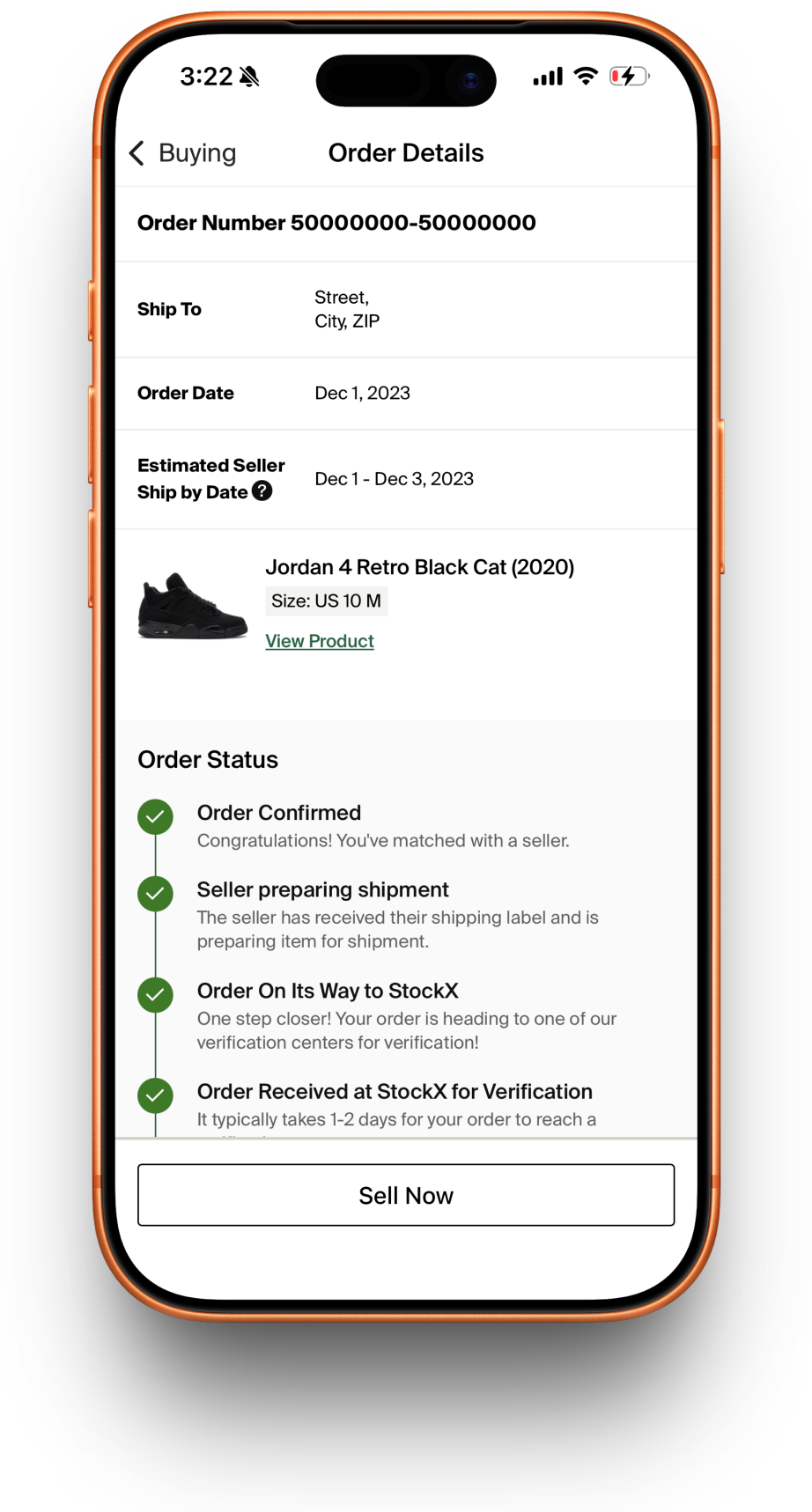 StockX emulator preview